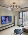 WOMO Smoked Crystal Round Chandelier-WM2187 thumbnail