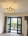 WOMO Smoked Crystal Round Chandelier-WM2187 thumbnail