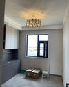 WOMO Smoked Crystal Round Chandelier-WM2187 thumbnail