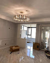 WOMO Smoked Crystal Round Chandelier-WM2187 thumbnail