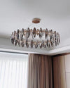 WOMO Smoked Crystal Round Chandelier-WM2187 thumbnail