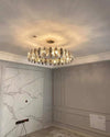 WOMO Smoked Crystal Round Chandelier-WM2187 thumbnail