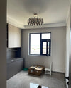 WOMO Smoked Crystal Round Chandelier-WM2187 thumbnail