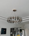 WOMO Smoked Crystal Round Chandelier-WM2187 thumbnail