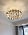 WOMO Smoked Crystal Round Chandelier-WM2187 thumbnail