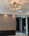 WOMO Smoked Crystal Round Chandelier-WM2187 thumbnail