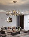 WOMO Smoked Crystal Round Chandelier-WM2187 thumbnail