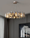 WOMO Smoked Crystal Round Chandelier-WM2187 thumbnail