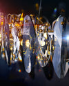 WOMO Smoked Crystal Round Chandelier-WM2187 thumbnail