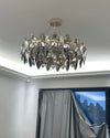 WOMO Smoked Crystal Round Chandelier-WM2187 thumbnail