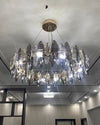WOMO Smoked Crystal Round Chandelier-WM2187 thumbnail