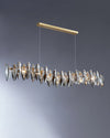 WOMO Smoked Crystal Linear Chandelier-WM2188 thumbnail