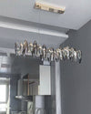 WOMO Smoked Crystal Linear Chandelier-WM2188 thumbnail