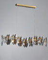 WOMO Smoked Crystal Linear Chandelier-WM2188 thumbnail