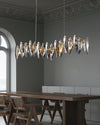 WOMO Smoked Crystal Linear Chandelier-WM2188 thumbnail
