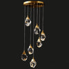 WOMO Rock Crystal Rain Chandelier-WM2189 thumbnail