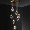 WOMO Rock Crystal Rain Chandelier-WM2189 thumbnail