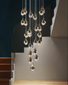WOMO Rock Crystal Rain Chandelier-WM2189 thumbnail