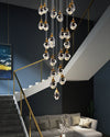 WOMO Rock Crystal Rain Chandelier-WM2189 thumbnail