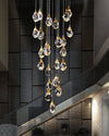 WOMO Rock Crystal Rain Chandelier-WM2189 thumbnail