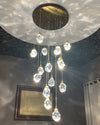 WOMO Rock Crystal Rain Chandelier-WM2189 thumbnail
