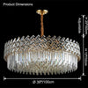 WOMO Shield Crystal Round Chandelier-WM2190 thumbnail