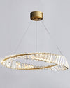 WOMO Möbius Crystal Prism Circular Chandelier-WM2191 thumbnail
