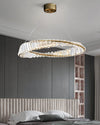 WOMO Möbius Crystal Prism Circular Chandelier-WM2191 thumbnail