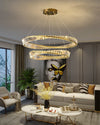 WOMO Möbius Crystal Prism Circular Chandelier-WM2191 thumbnail