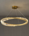 WOMO Möbius Crystal Prism Circular Chandelier-WM2191 thumbnail