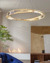 WOMO Möbius Crystal Prism Circular Chandelier-WM2191 thumbnail