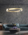 WOMO Möbius Crystal Prism Circular Chandelier-WM2191 thumbnail