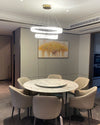 WOMO Möbius Crystal Prism Circular Chandelier-WM2191 thumbnail