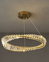 WOMO Möbius Crystal Prism Circular Chandelier-WM2191 thumbnail