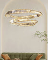 WOMO Möbius Crystal Prism Circular Chandelier-WM2191 thumbnail
