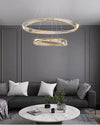 WOMO Möbius Crystal Prism Circular Chandelier-WM2191 thumbnail