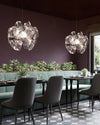 WOMO Mirrored Lucite Chandelier-WM2197 thumbnail
