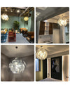 WOMO Mirrored Lucite Chandelier-WM2197 thumbnail