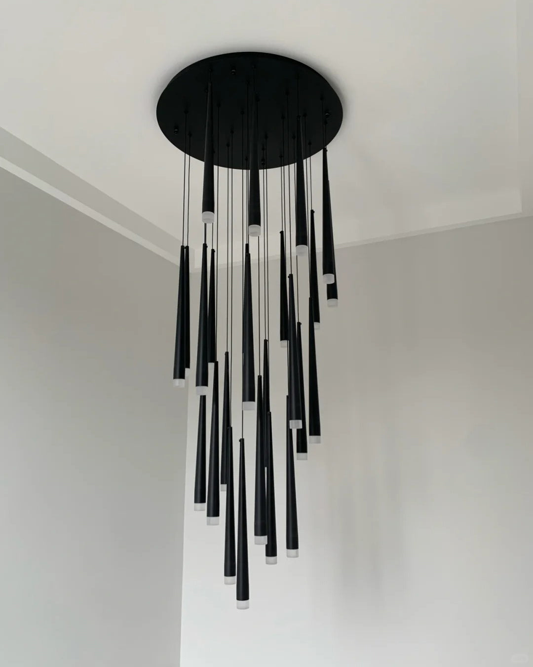 WOMO Cone Spiral Cascading Chandelier-WM2204