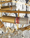 WOMO Tiered Textured Glass Chandelier-WM2208 thumbnail