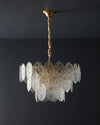 WOMO Tiered Textured Glass Chandelier-WM2208 thumbnail