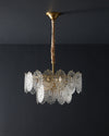 WOMO Tiered Textured Glass Chandelier-WM2208 thumbnail