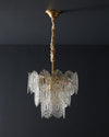 WOMO Tiered Textured Glass Chandelier-WM2208 thumbnail