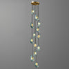 WOMO Peacock Blue Art Glass Pendant Light-WM2213a thumbnail