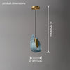 WOMO Peacock Blue Art Glass Pendant Light-WM2213a thumbnail