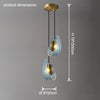 WOMO Peacock Blue Art Glass Pendant Light-WM2213a thumbnail