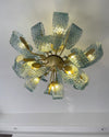 WOMO Peacock Blue Art Glass Chandelier-WM2213b thumbnail