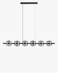 WOMO Glass Brass Linear Chandelier-WM2219A