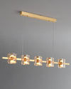 WOMO Glass Brass Linear Chandelier-WM2219A thumbnail