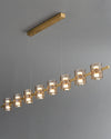 WOMO Glass Brass Linear Chandelier-WM2219A thumbnail